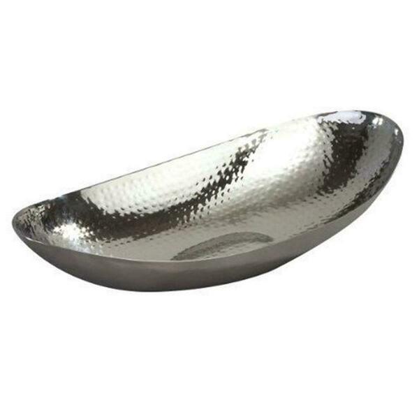 Leeber 17 in. Oval Hammered Bowl 72651